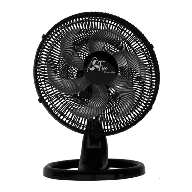 Ventilador Oscilante Mesa Delta 40 Centímetros Preto Bivolt